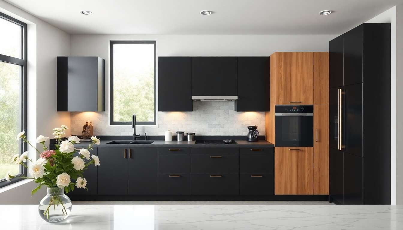 Cuisine noire : modèles et inspirations