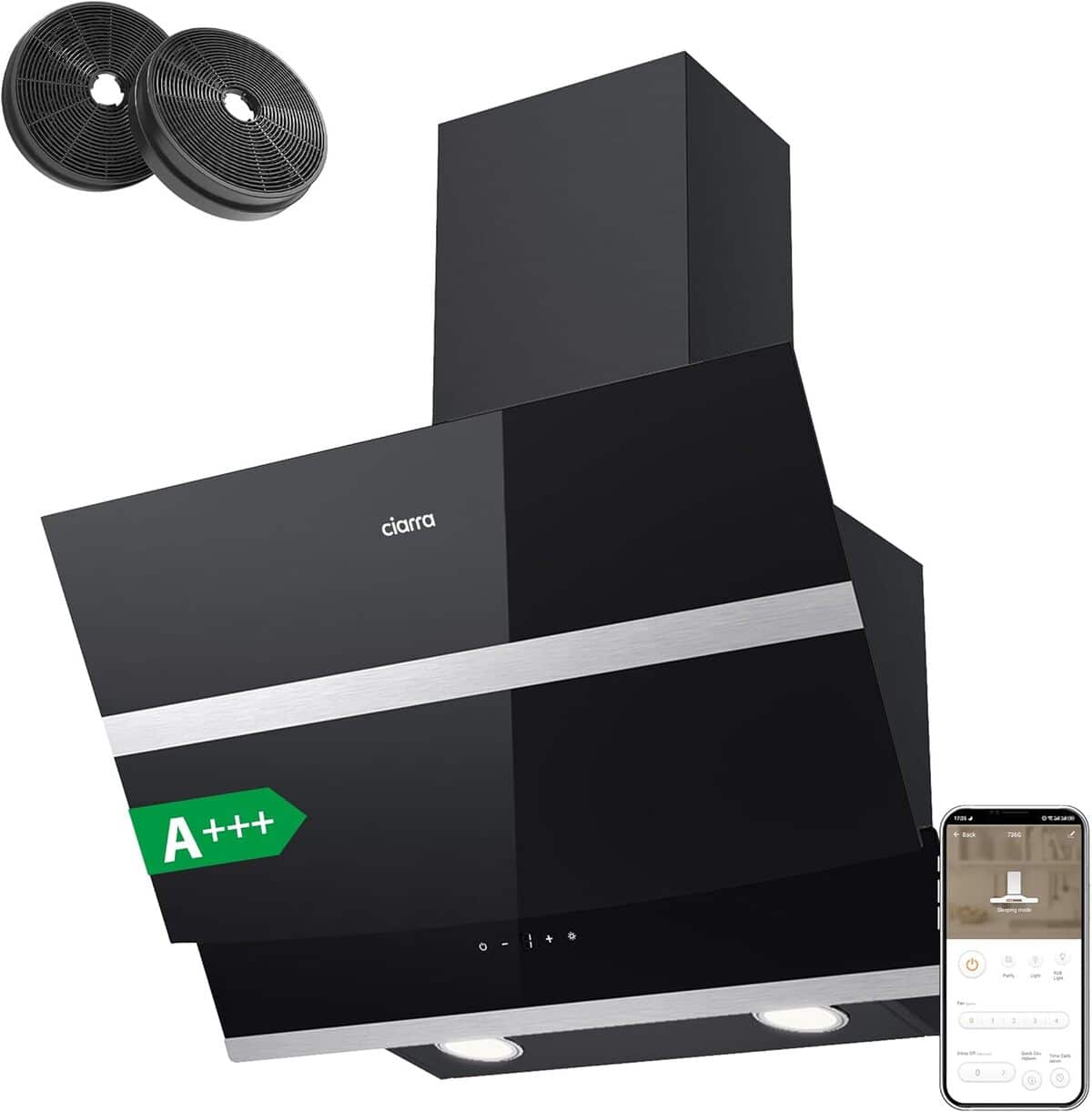 Test de la hotte Ciarra ASB6736N : efficacité et élégance en cuisine