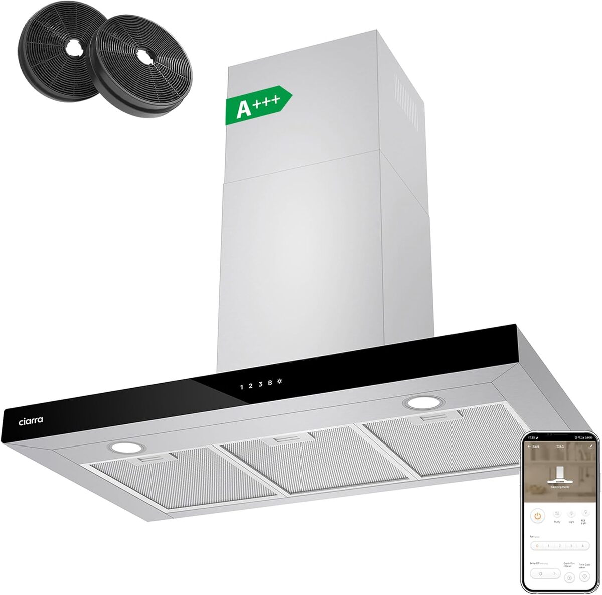 Test de la hotte Ciarra CBCS9102 : performance et élégance