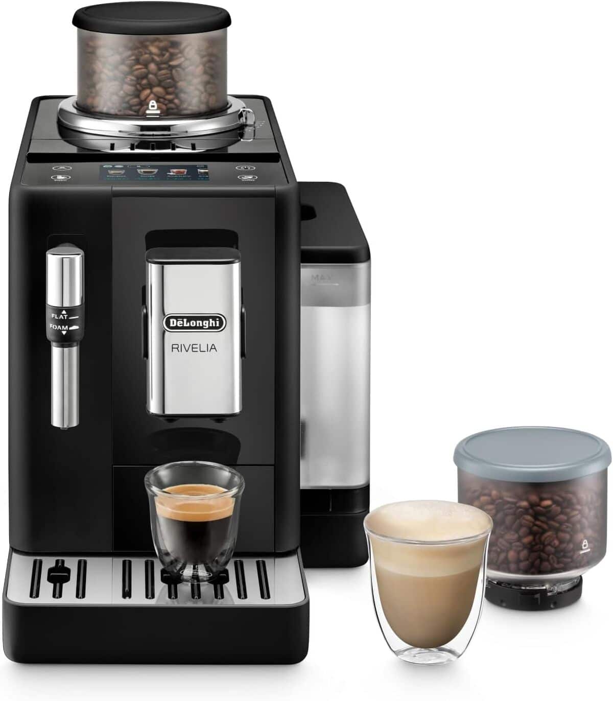 Test de la machine à expresso De’Longhi Rivelia EXAM440.35.B