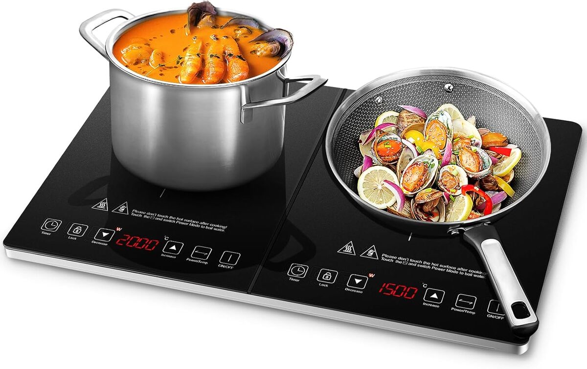 Test de la plaque à induction double AMZCHEF : puissance et précision