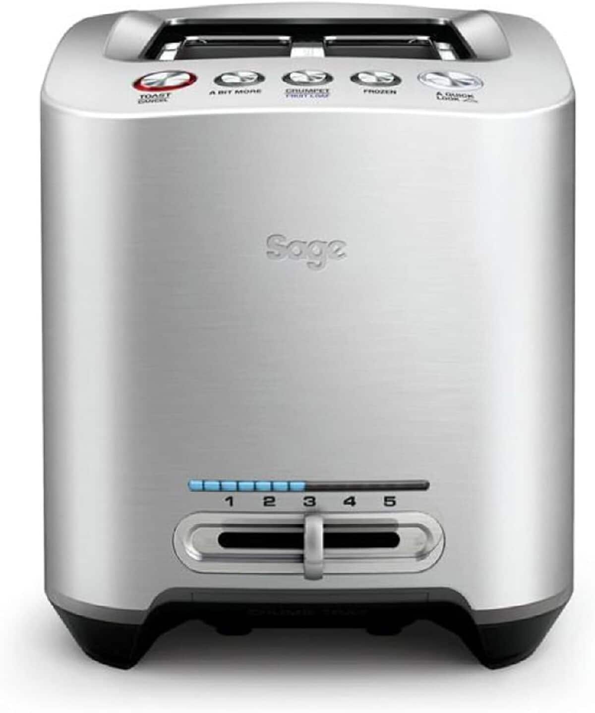 Test du grille-pain Sage The Smart Toast : efficacité et design en aluminium brossé