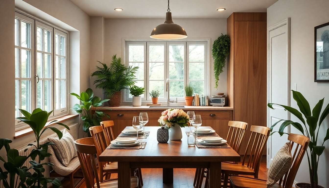 Aménager un coin repas dans la cuisine : astuces pratiques