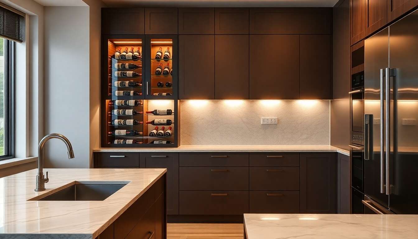 Avoir une cave à vin dans sa cuisine : un atout chic et pratique