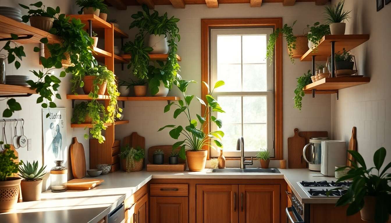 Cuisine verte : une touche de nature chez vous