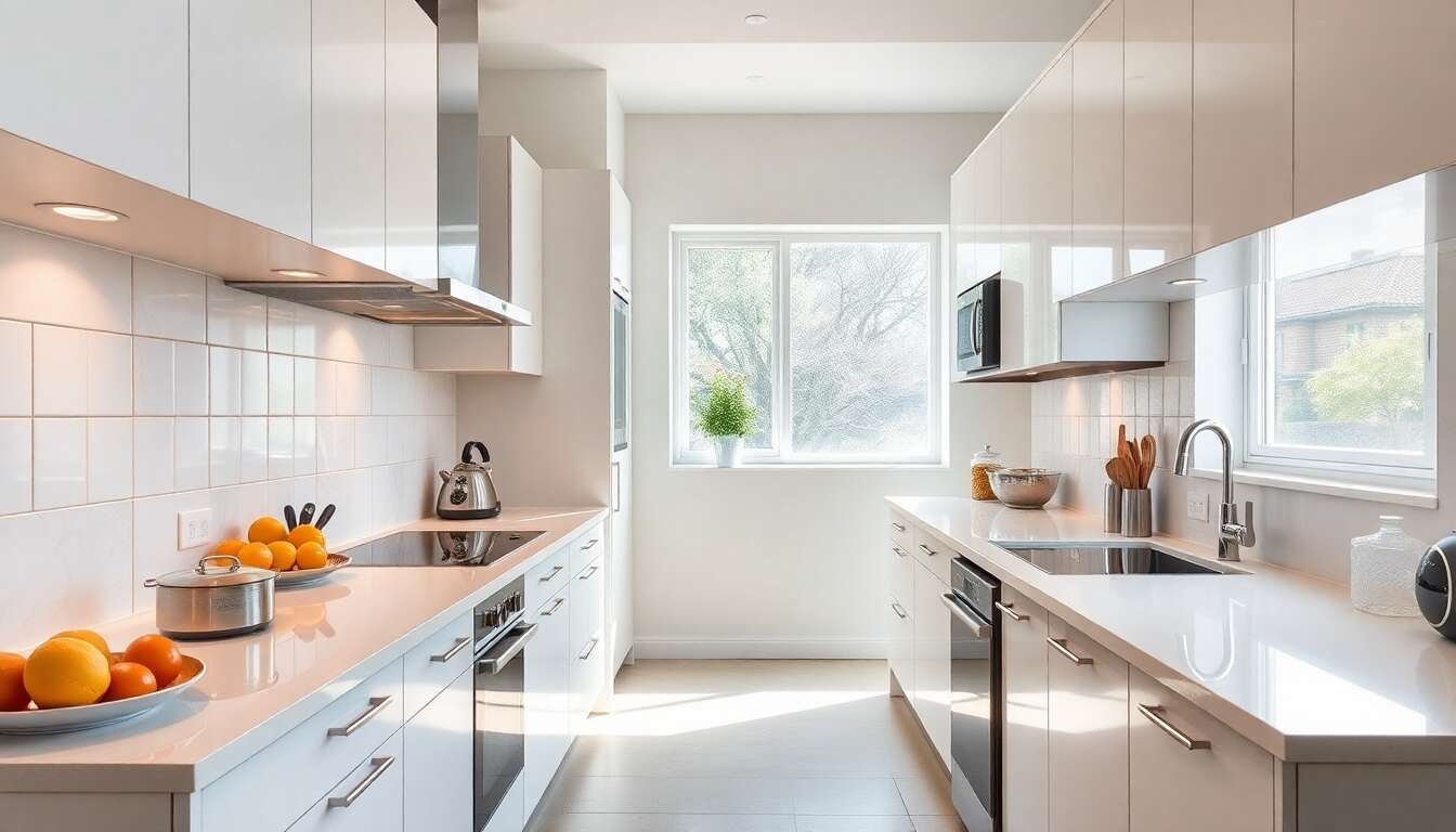 Aménager une cuisine en couloir : conseils pratiques