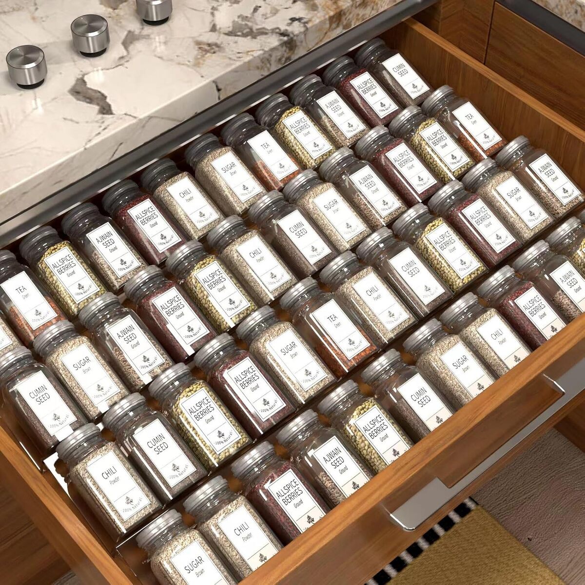 Test de l'organiseur à épices en acrylique : rangement pratique et extensible