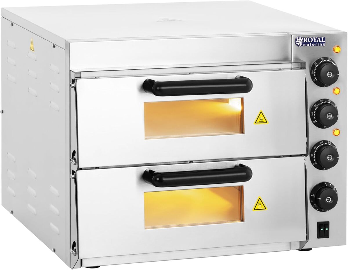 Test du four à pizza Royal Catering RCPO-3000-2PS-1 : performance et praticité