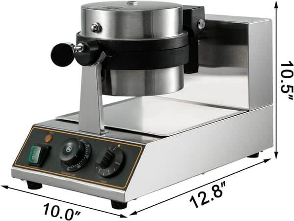 VEVOR Gaufrier Electrique HT-2205, Machine à Gaufre 1100 w, Appareil à Sandwich Commercial, Grande capacité, Chauffage Rapide, pour la Maison/Les boulangeries/Les événements/Les supermarchés