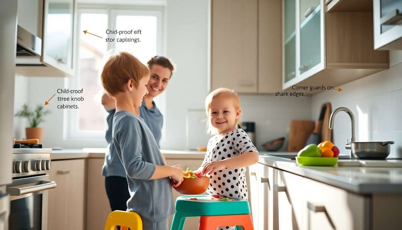 Sécurité des enfants en cuisine : astuces et conseils