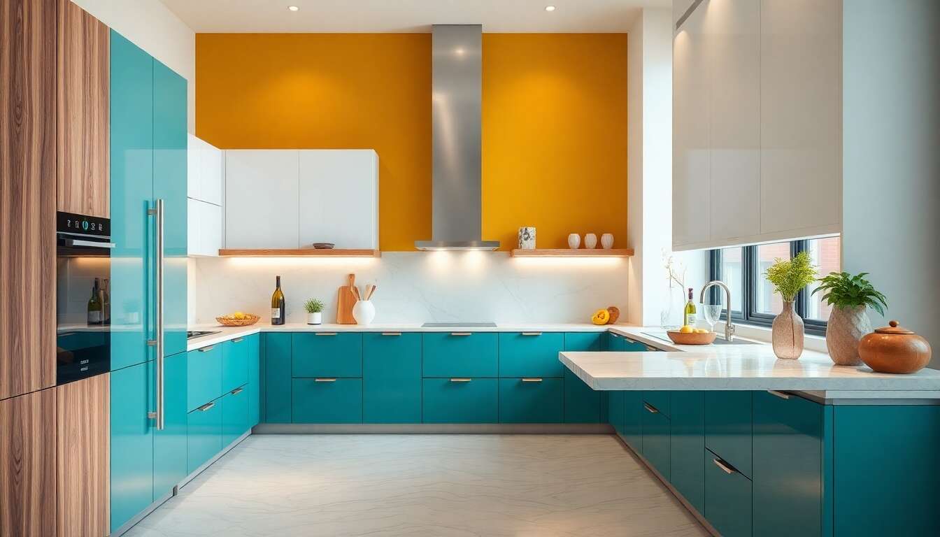 Adapter la couleur aux dimensions de votre cuisine