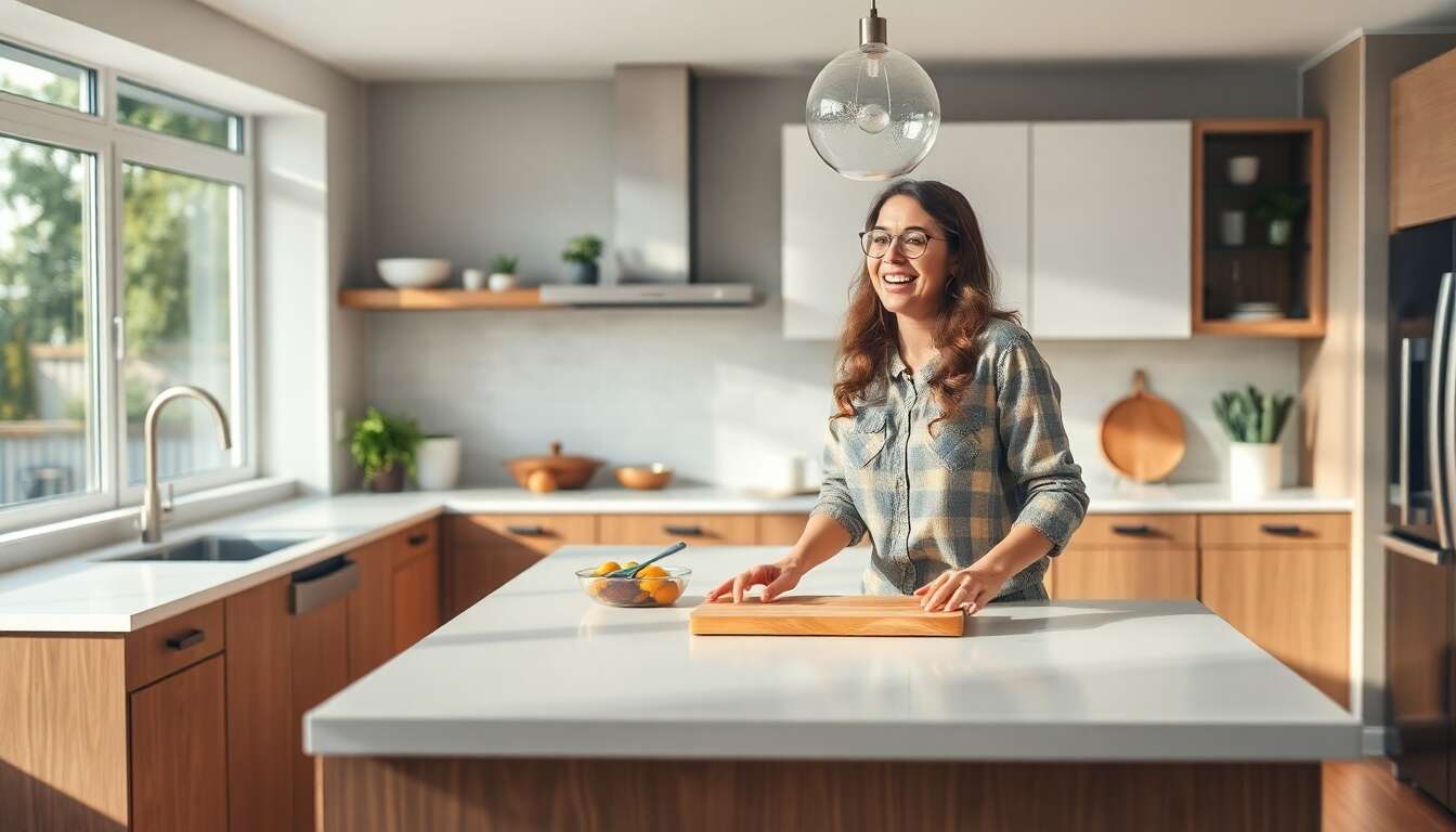 Les meilleures idées de cuisine avec îlot fournies par nos clients