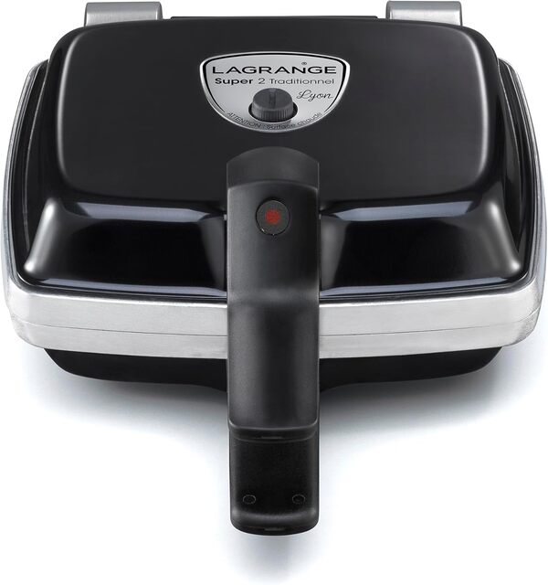 LAGRANGE Gaufrier Gaufrier Super 2 039121, Noir
