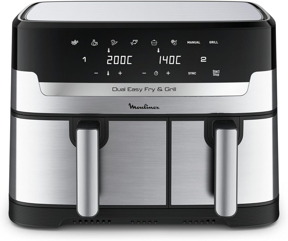 Test de la friteuse sans huile EZ905D20 : performance inox/noir