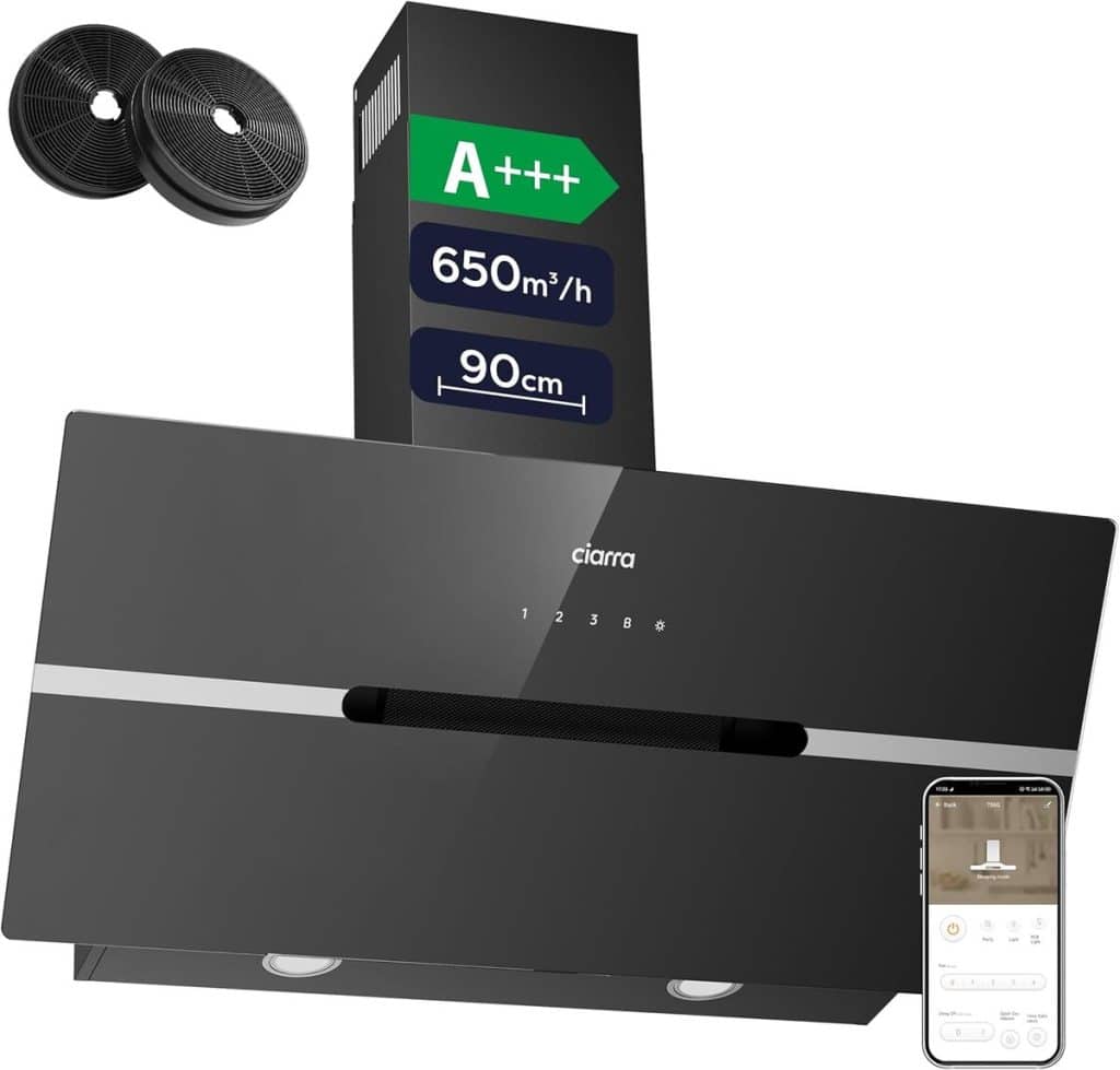 Test de la hotte CIARRA CBCB9736F : efficacité et élégance au rendez-vous
