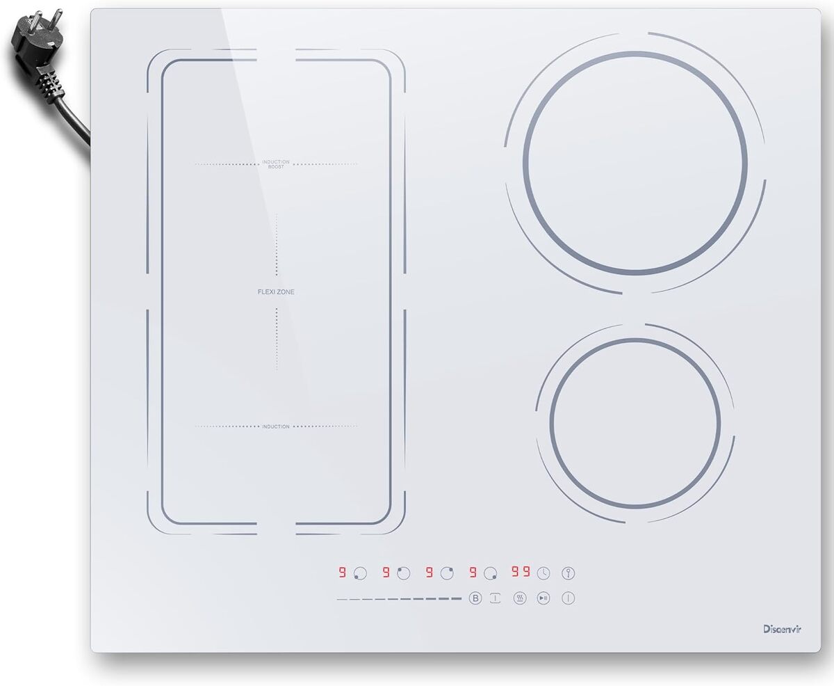 Test de la plaque induction Disaenvir 4 feux blanc : performance et sécurité