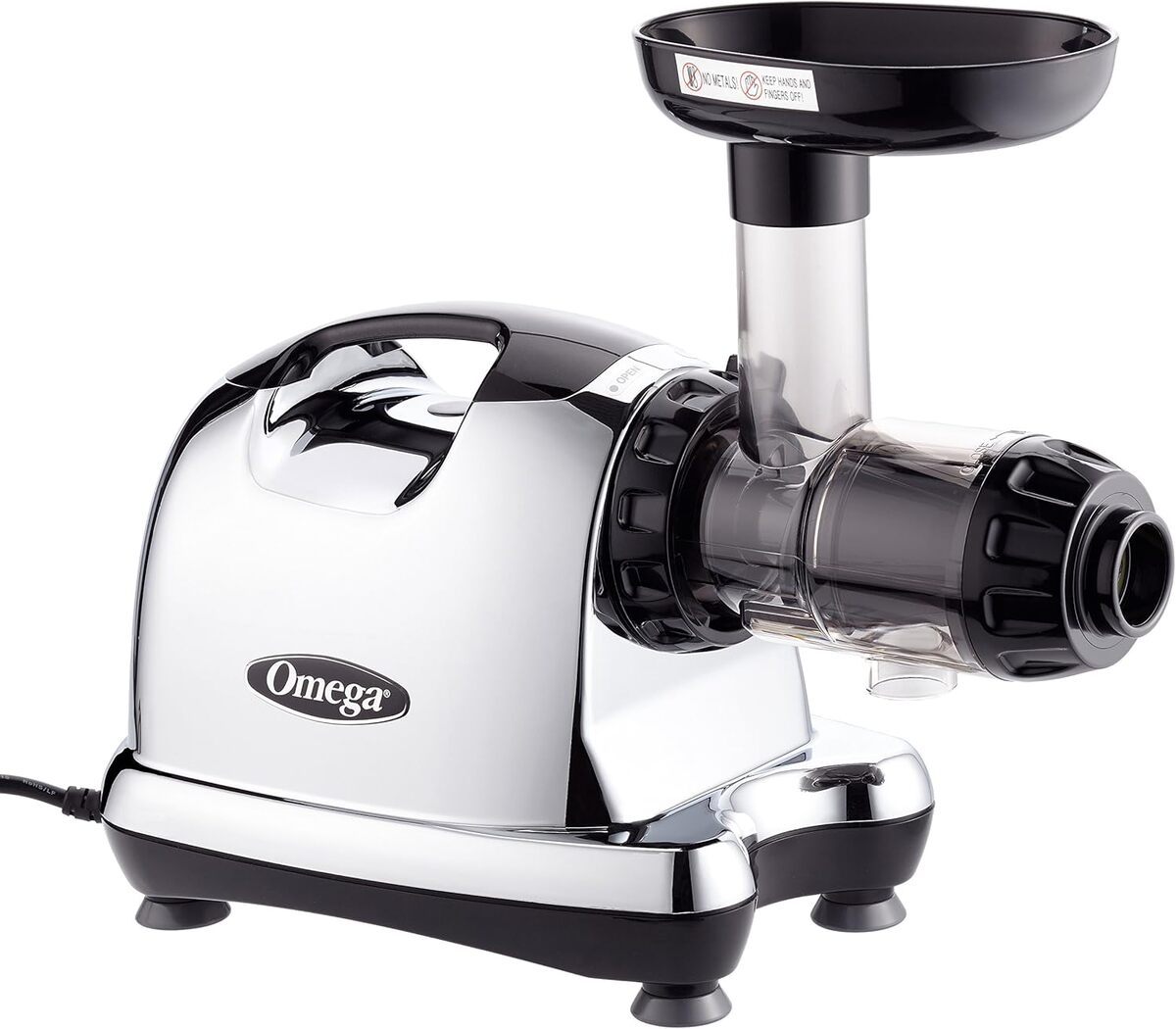 Test de l'extracteur de jus Omega 8226 argenté