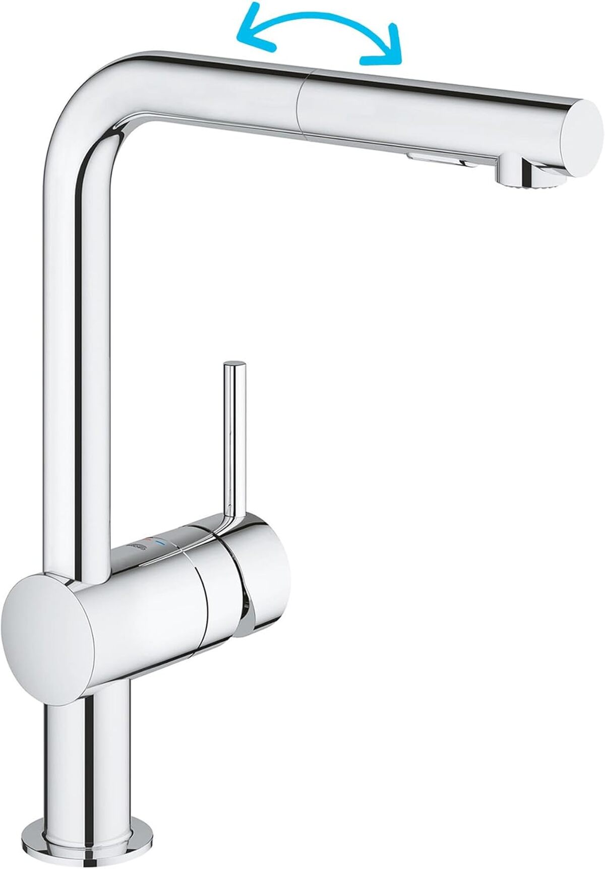 Test du robinet Grohe Minta avec douchette extractible : l'efficacité au quotidien