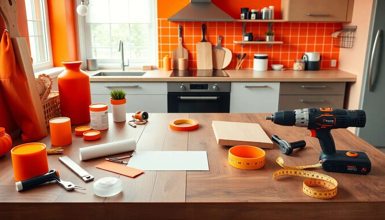 Redécouvrez l'orange dans votre cuisine : tendances et conseils déco