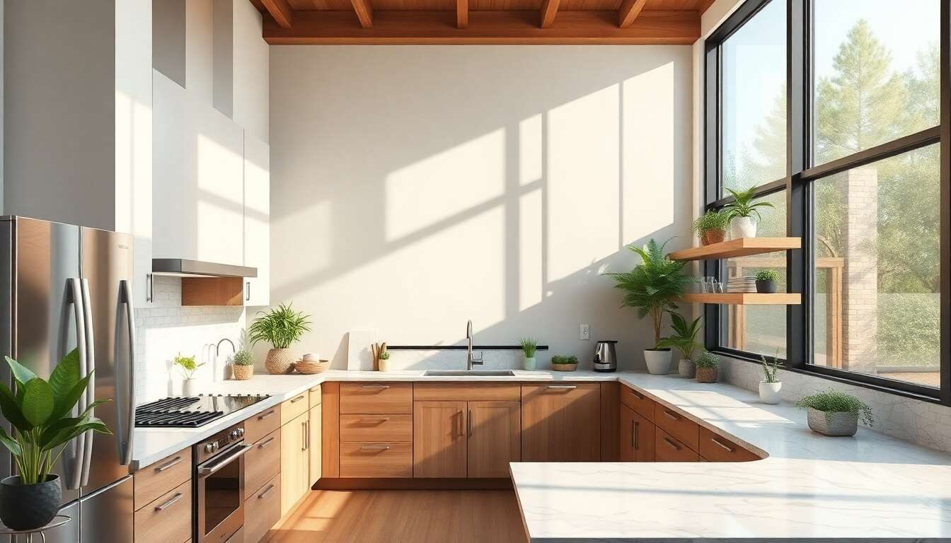 Cuisine en U : l'implantation idéale pour votre espace