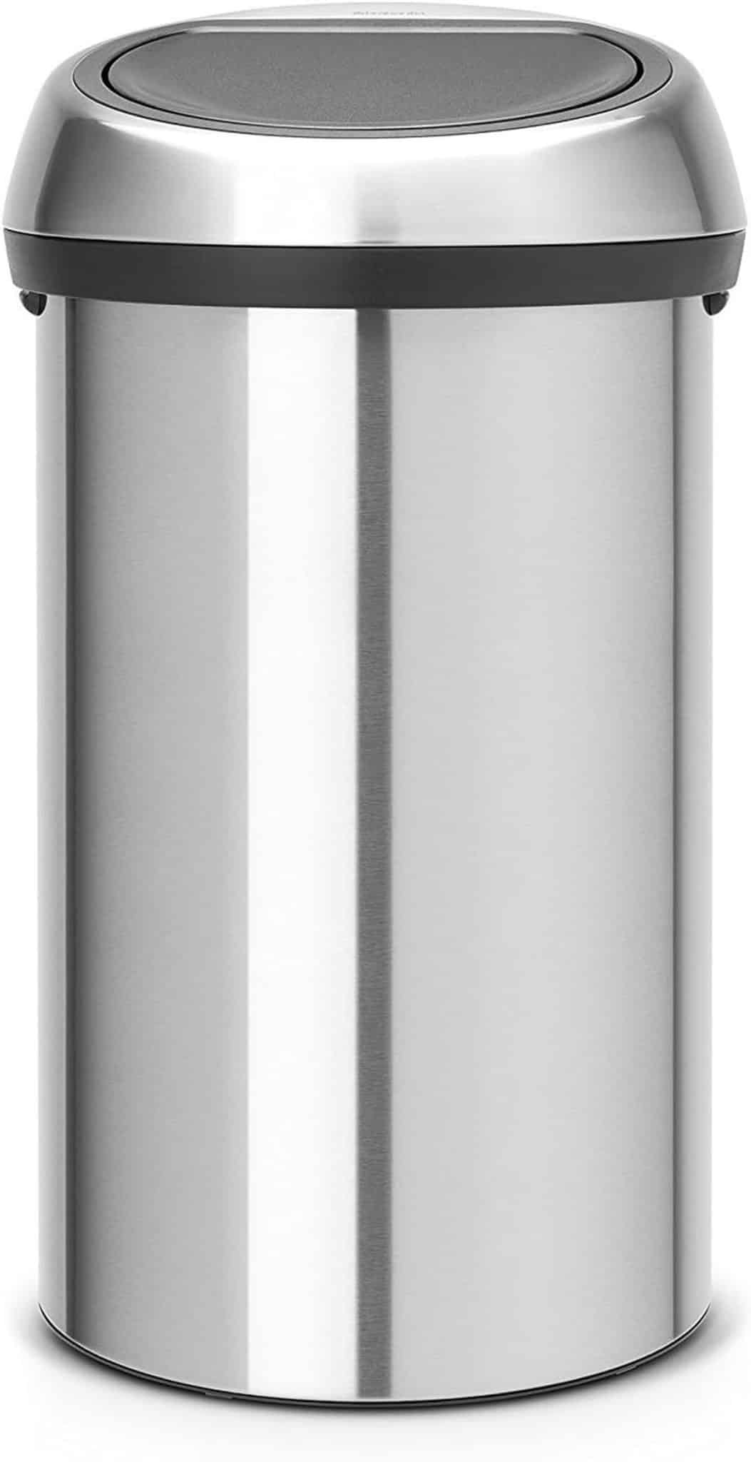 Test de la poubelle Brabantia Touch Bin 60L inox acier mat