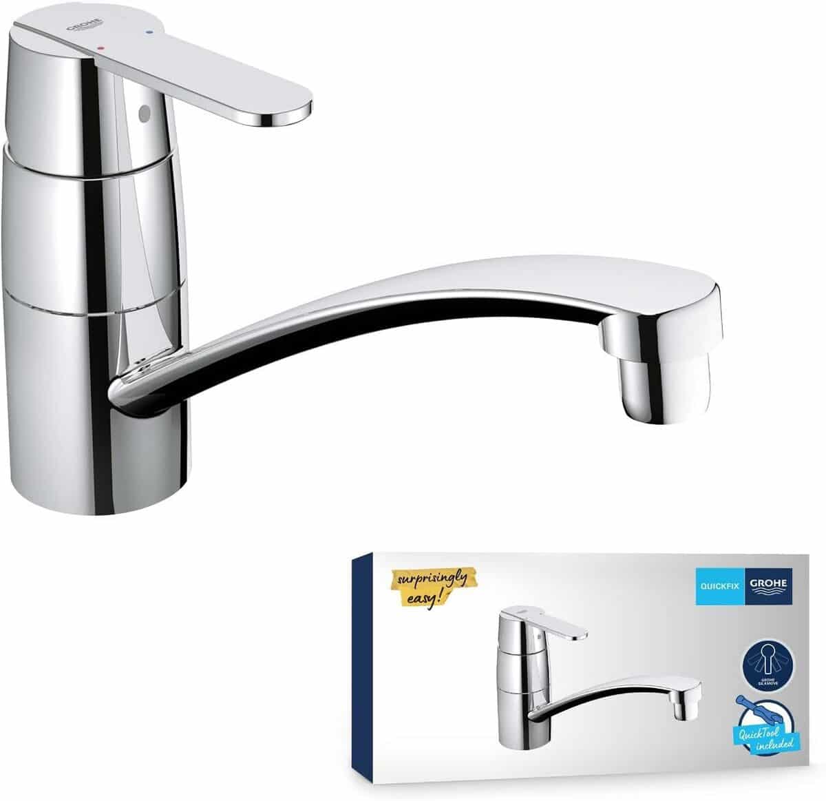 Test du mitigeur GROHE Get chromé : l'efficacité allemande