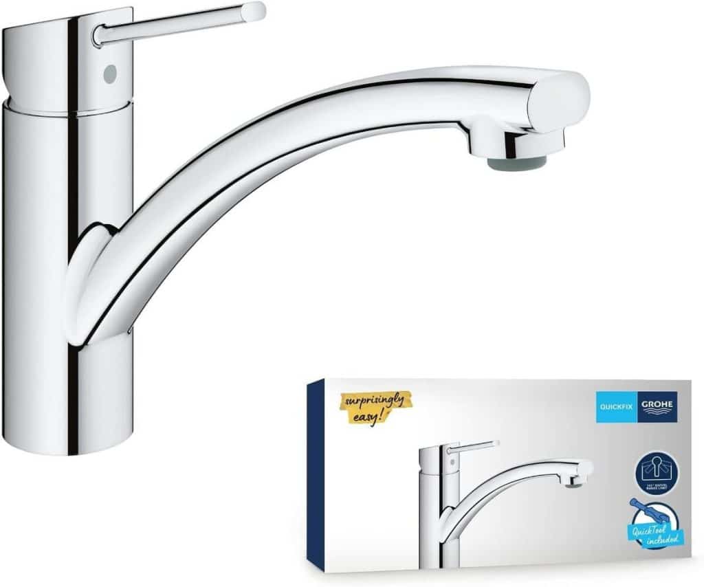 Test du mitigeur Swift chromé de Grohe : économie et efficacité