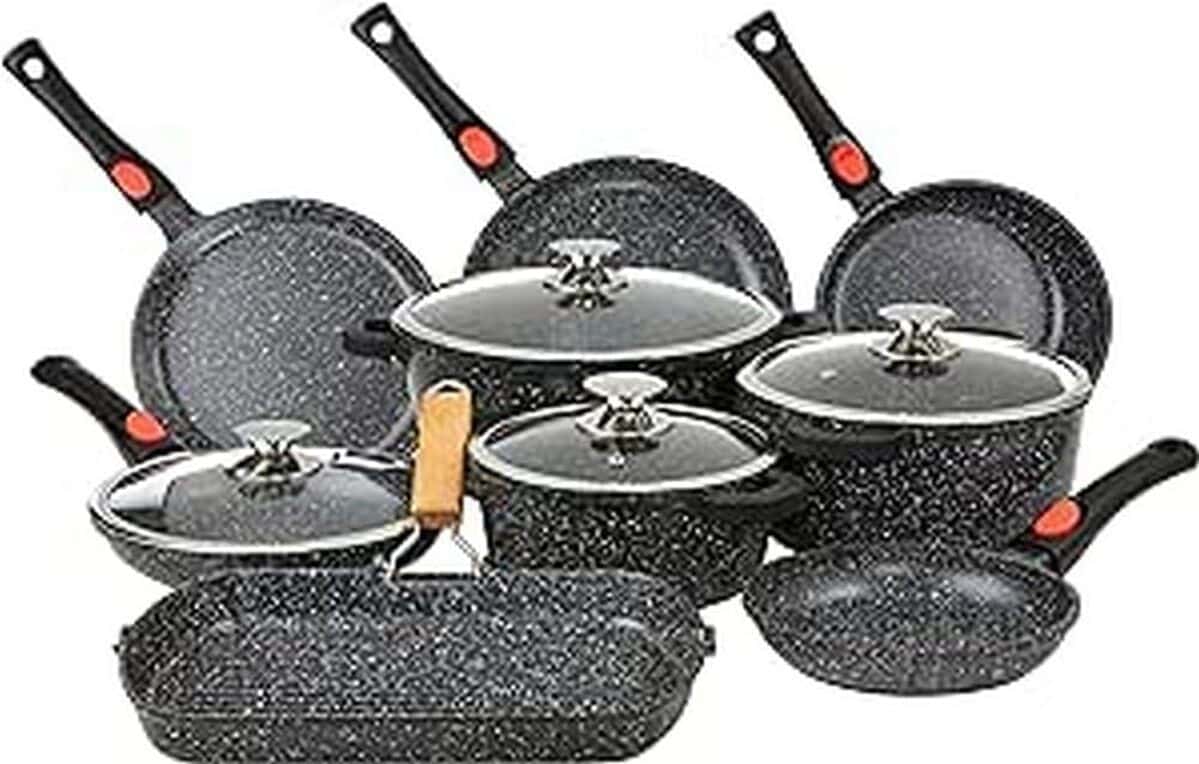 Test du set Kamberg : batterie de cuisine en fonte d'aluminium