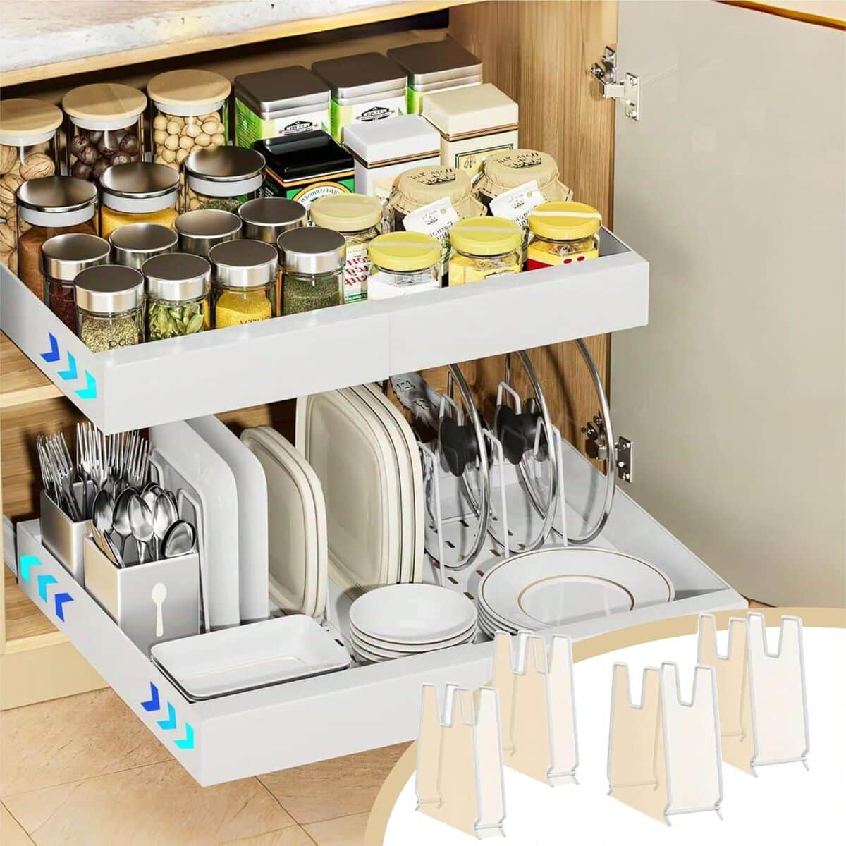 Test : organiseur de placard extensible avec tiroirs coulissants robustes