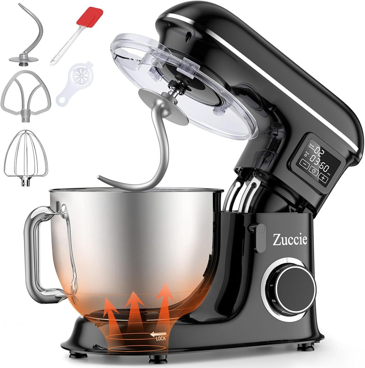 Test du robot pâtissier Zuccie 1500W 8L : performance multifonction !