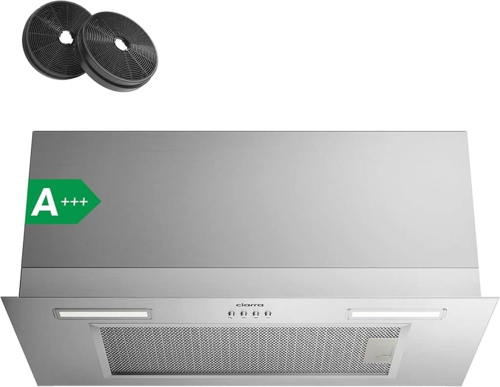 Test de la hotte encastrée Ciarra CBCS6926A : performance et élégance en cuisine