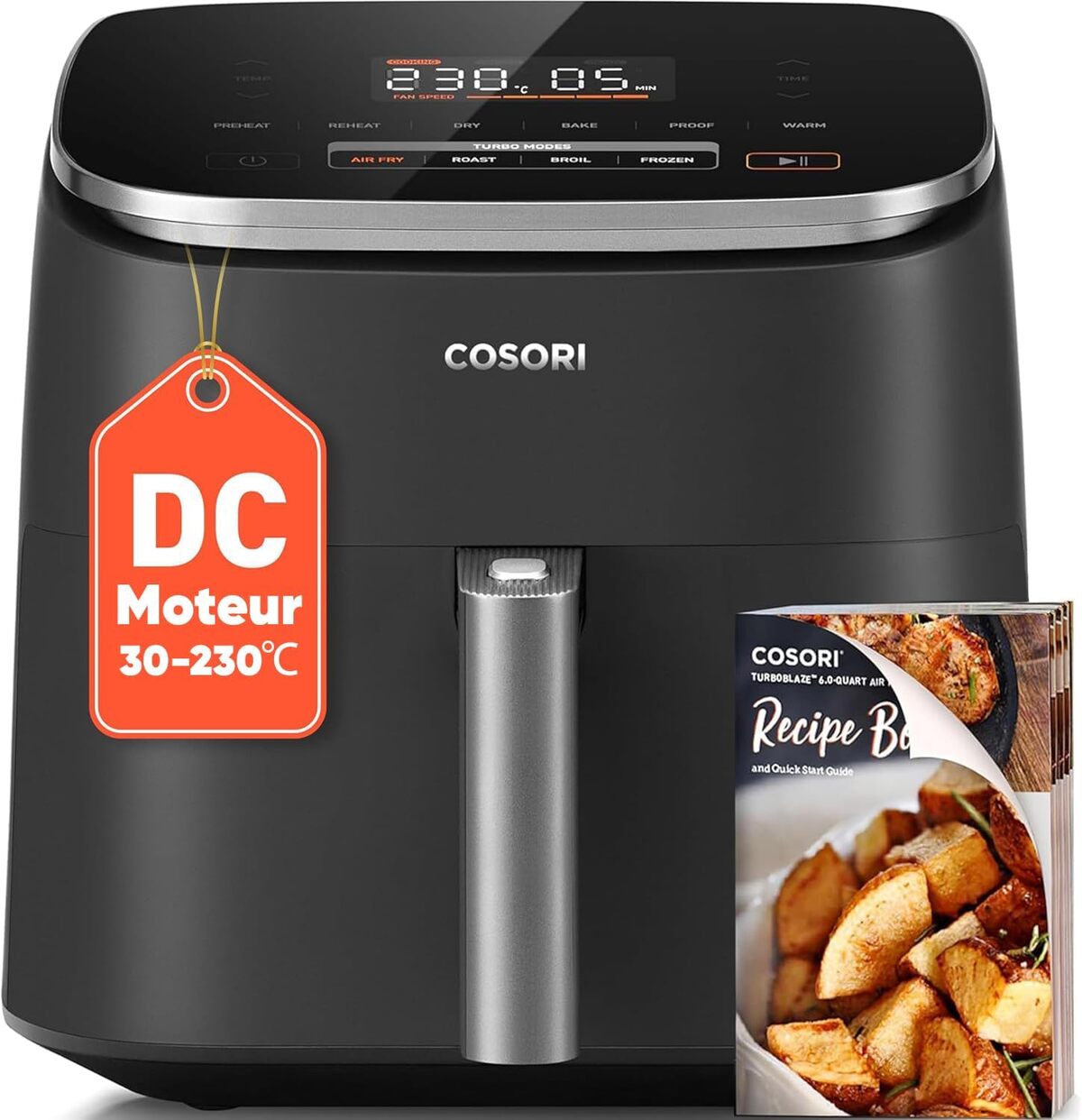 Test : friteuse sans huile COSORI TurboBlaze 6L, compacte et performante