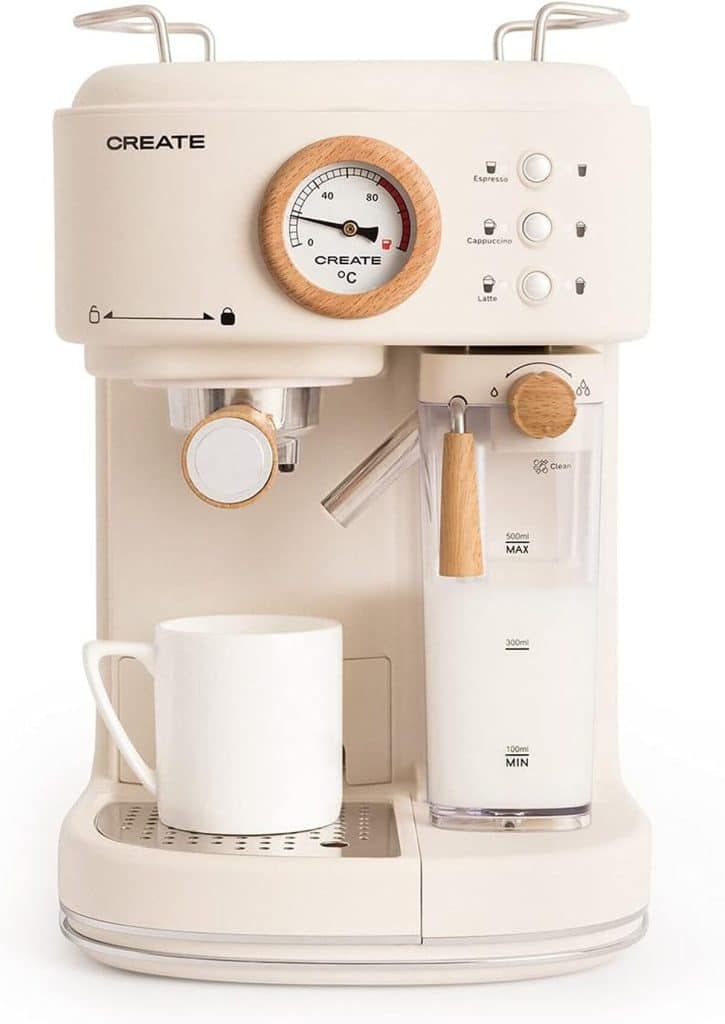 Test : machine à espresso Create Thera Retro Pro blanc cassé