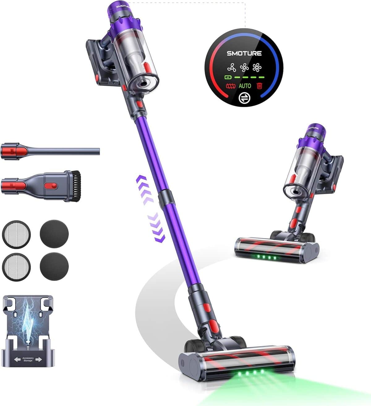 Test : sMOTURE VAC02, l'aspirateur balai puissant et polyvalent