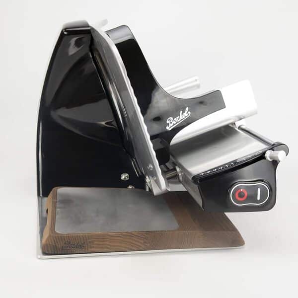 Palatina Werkstatt ® Berkel Home Line 250 Machine à découper Premium + chiffon de polissage Noir + Alu-Eschebrett