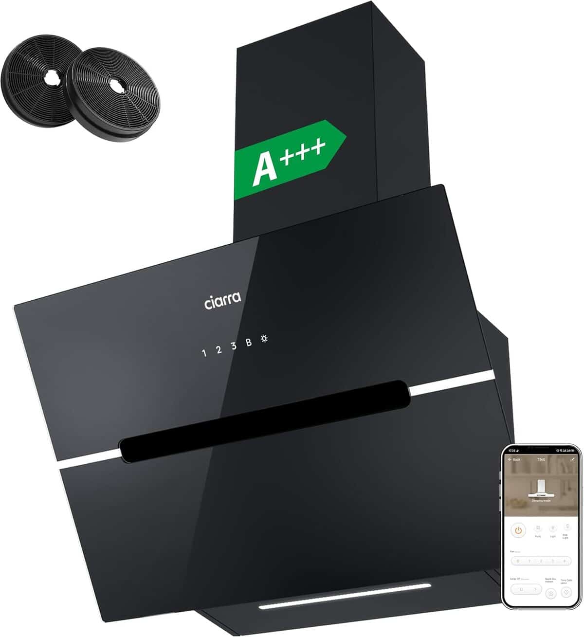 Test : ciarra CBCB6736F, la hotte performante et stylée