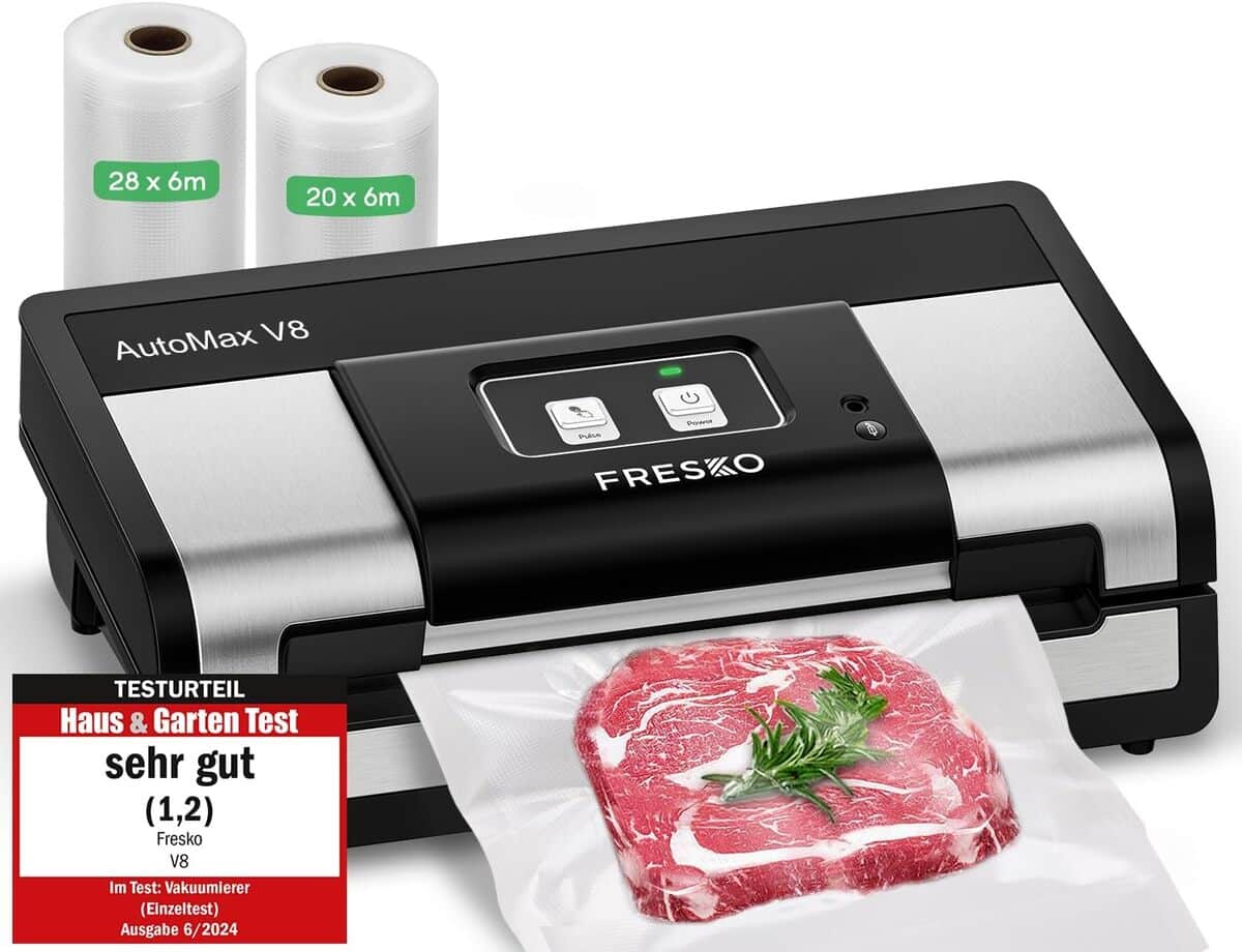 Test de la machine sous vide Fresko AutoMax V8 : performance et praticité