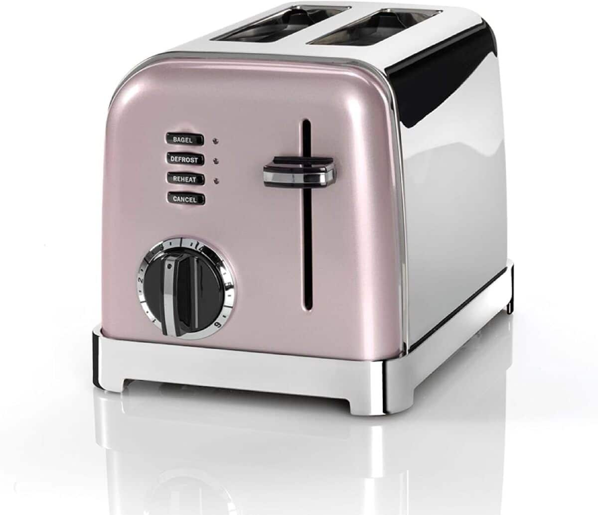 Test du grille-pain 2 tranches Cuisinart : performance en rose vintage