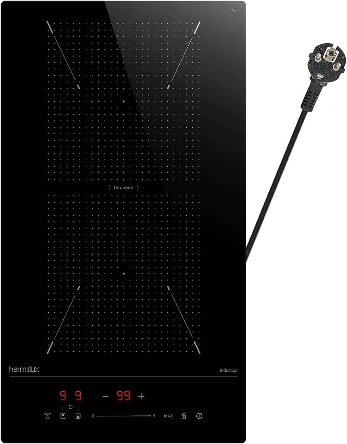 Test complet de la plaque induction Hermitlux 3 feux