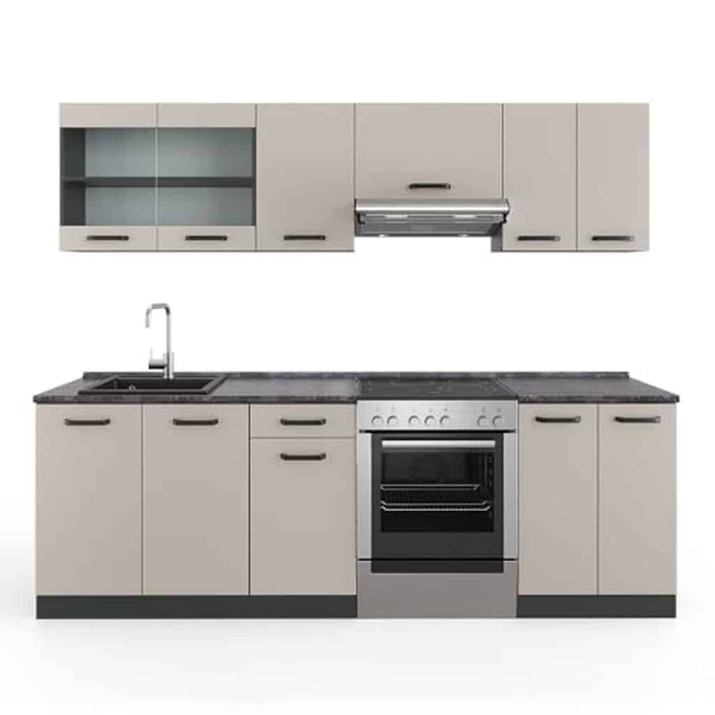 Test cuisine Vicco R-Line : cachemire/anthracite 240cm