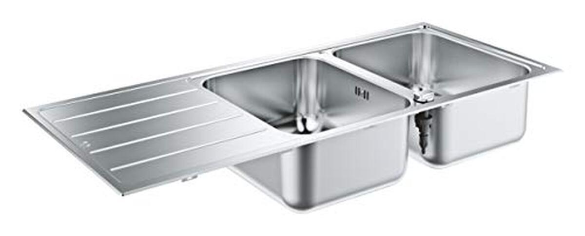 Test de l'évier Grohe K500 en inox chromé : design et fonctionnalité