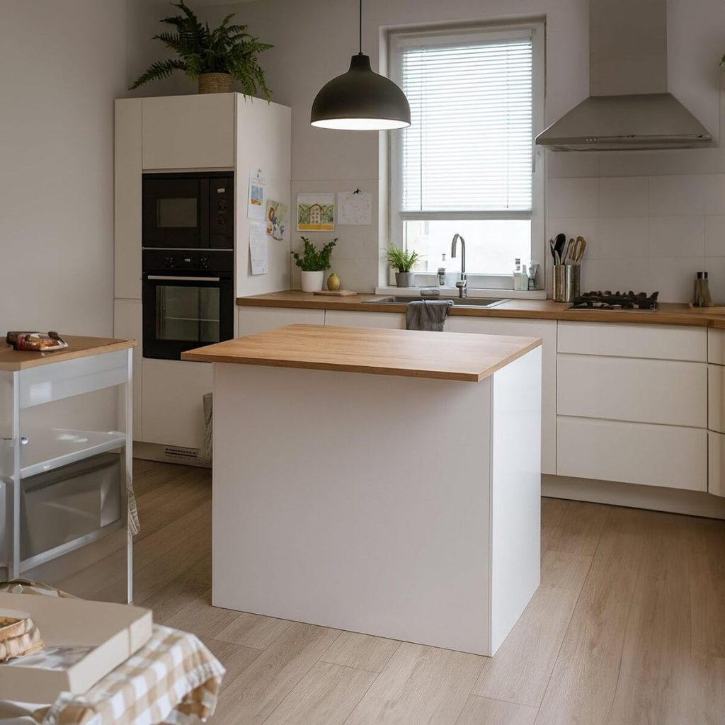 Test du meuble îlot de cuisine Emmanuel Dmora : polyvalence et élégance