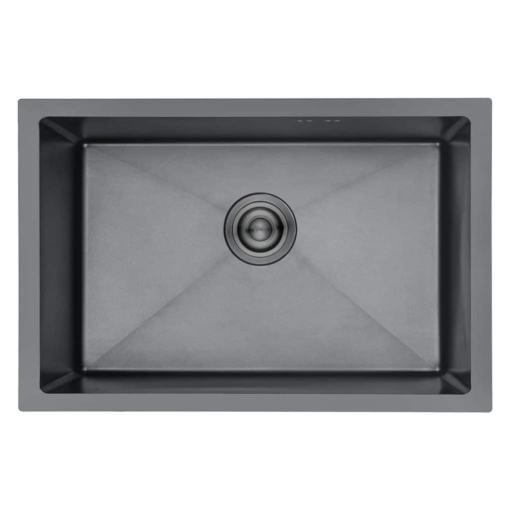 Test : évier de cuisine Ibergrif M87044B noir en acier inoxydable