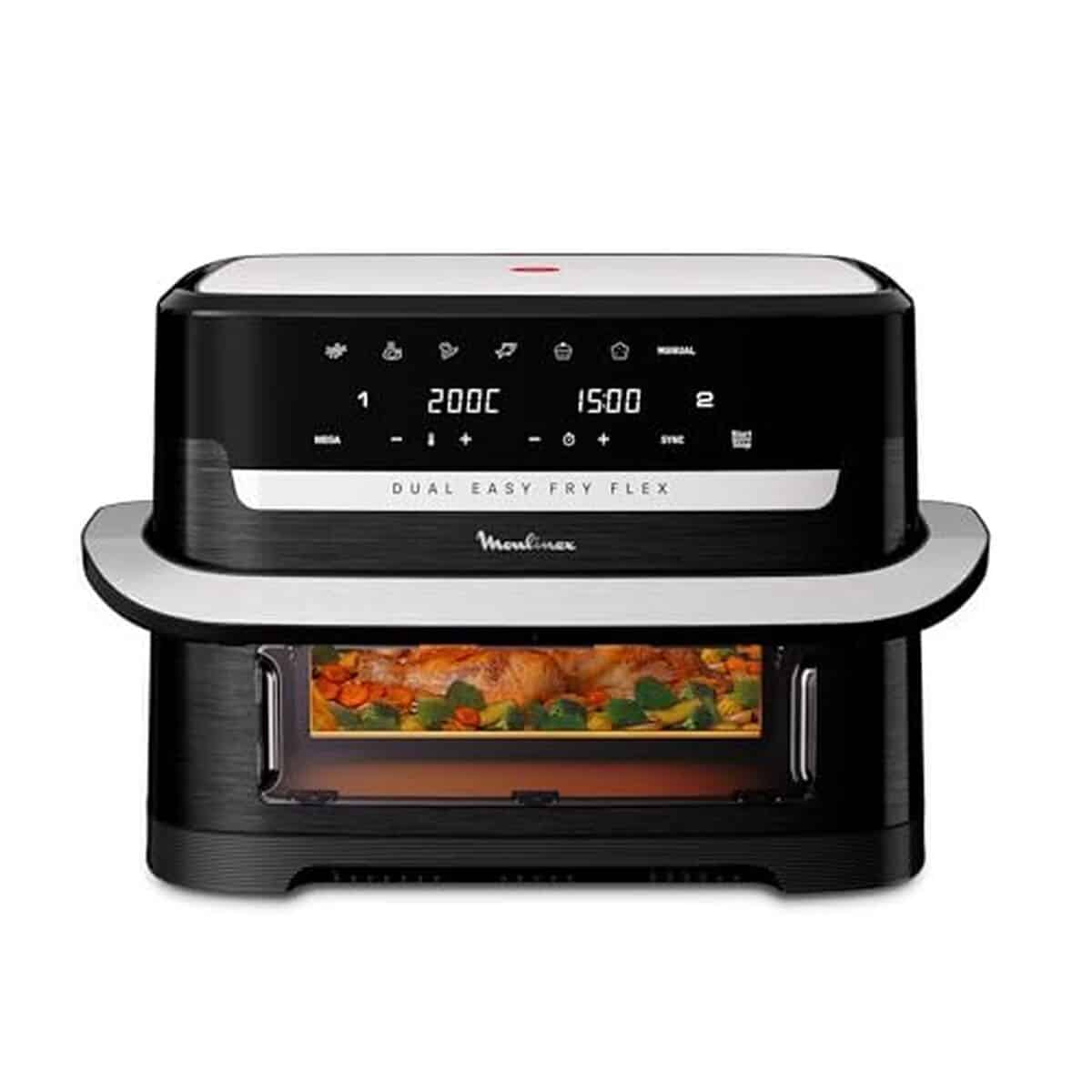 Test air fryer Moulinex Easy Fry Dual Flex : capacité XXL et double zone