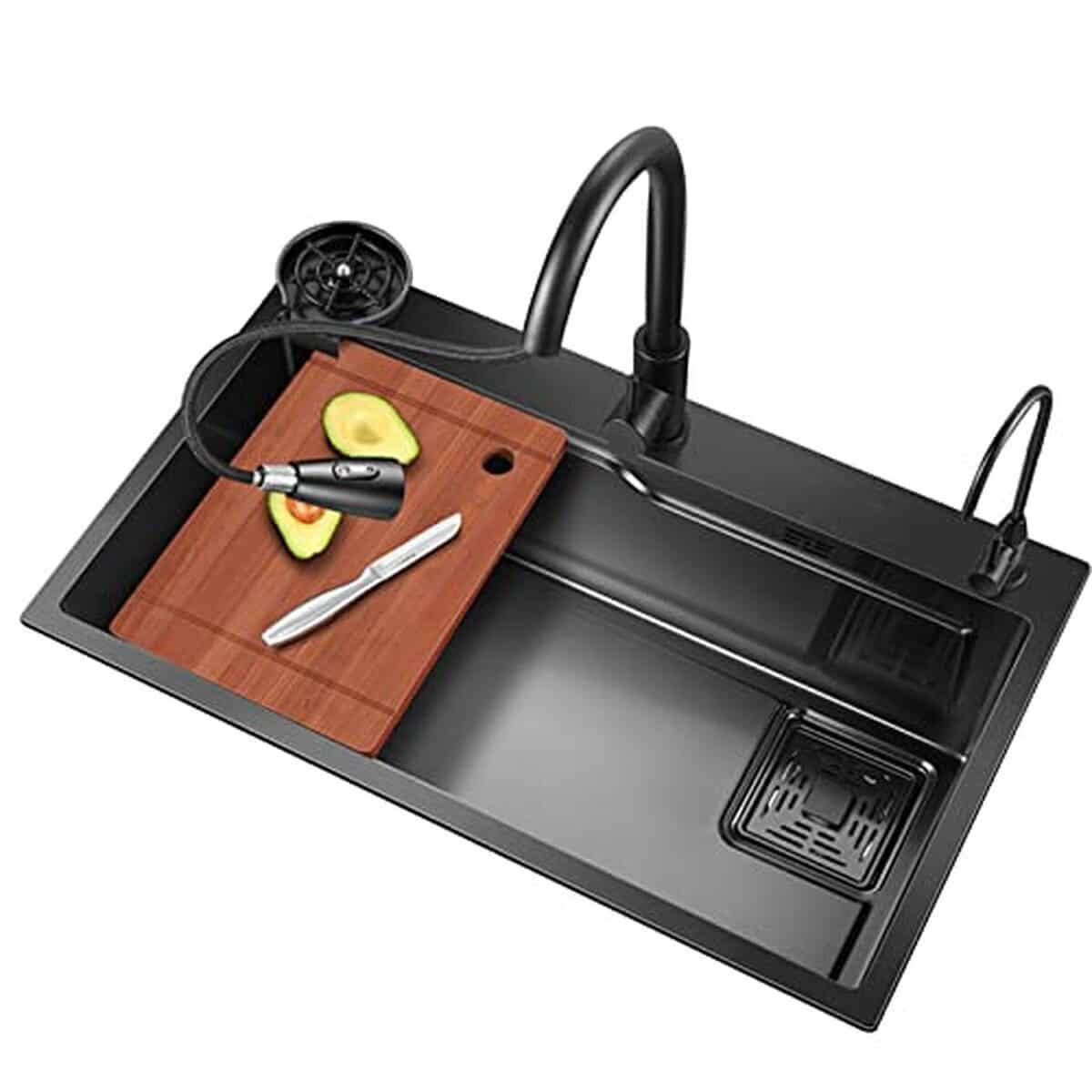 Test KSYGINXD : évier 80x45 cm inox avec accessoires complets
