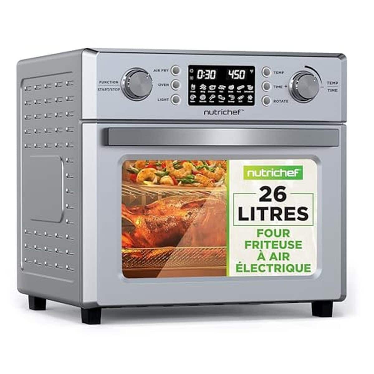 Test : nutriChef four friteuse air chaud 1700W