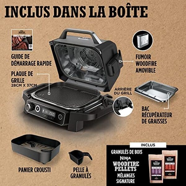 Découvrez notre test complet du barbecue électrique 7 en 1 Ninja Woodfire OG701EU. Performances, fonctionnalités et avis détaillés pour réussir toutes vos grillades.