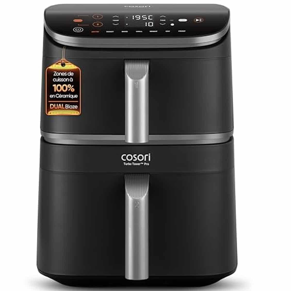 Test : cosori Air Fryer 10.8L Turbo Tower Pro, friteuse sans huile innovante