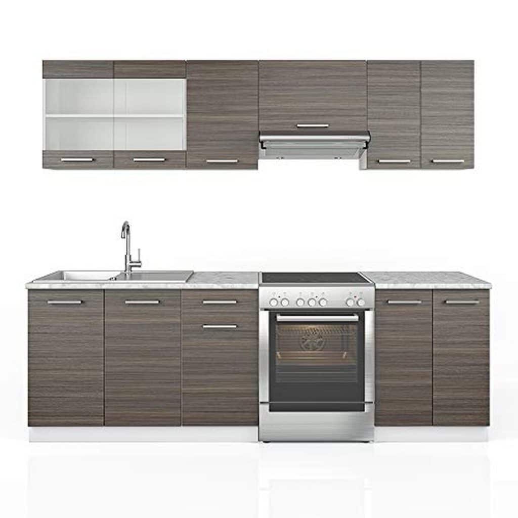 Test de la cuisine Vicco Raul 240 cm sans plan de travail