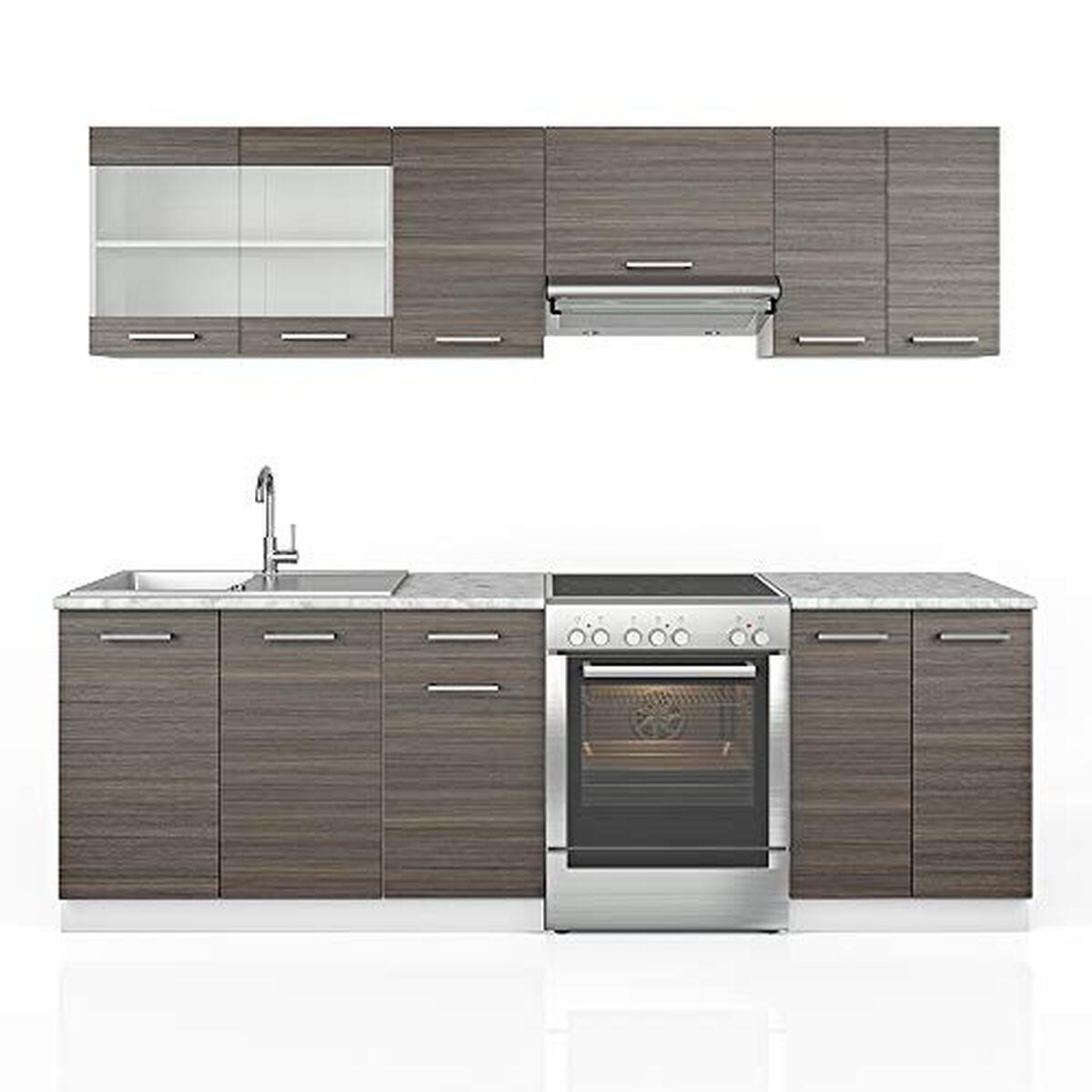 Test de la cuisine Vicco Raul 240 cm sans plan de travail